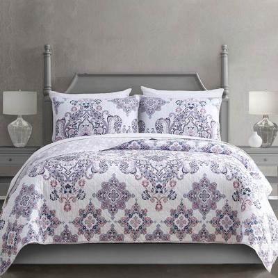 China Disposable Printed Microfiber Comforter Set Bedding Set Comforter for sale