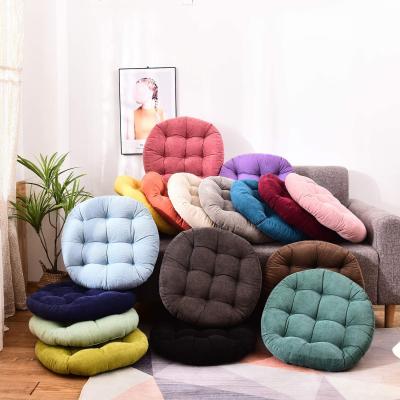 China ATAYA Eco-Friendly Round Meditation Pillow For Sitting On Floor Solid Thick Tufted Floor Cushion for sale