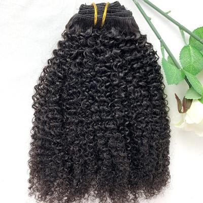 China New Products Brazil Natura Curly S.M. Curly Hair I Natural Virgin Clip In Sta Curly Curly Clip In Hair Extension For Black Women for sale