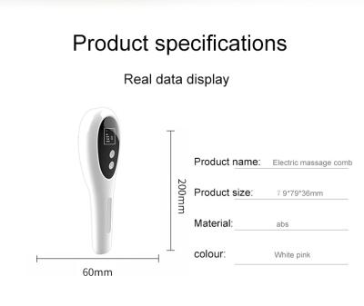 China Comfortable Healthy Scalp Massage Anti Hair Loss Hair Care Laser Comb Offer Electric Static Infrared Comb for sale