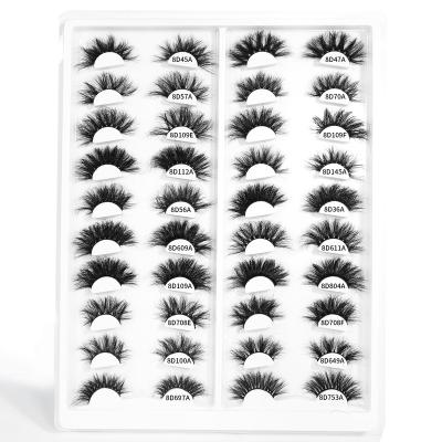 China Trendy15mm 25mm 3D 5D Long Natural Thick Fluff Free Siberian Mink Eyelashes Cruelty Long Lashes With Custom Packing for sale