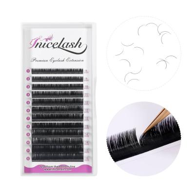 China Individual Private Label Lash Extension Supplies Silk Eyelash Extensions Kits Inice Russian Wholesale Thick Vegan Volume for sale