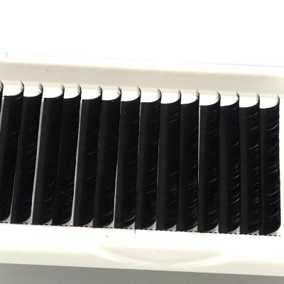 China New Popular Fashion 3d Thick Natural Soft Lashes Faux Silk Mink Lashes Individual Eyelash Extension 3D Highlights for sale