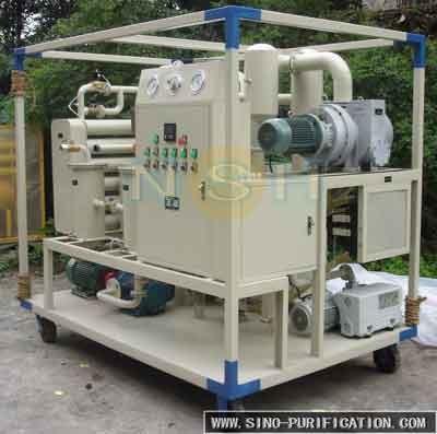 China 12000L/H Transformer Oil Purifier NSH VFD Series Double Stage Vacuum Oil Treatment System Te koop