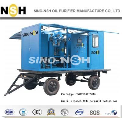 Chine Vide mobile 50Hz des systèmes 4000L/H de filtration d'épurateur d'huile de transformateur à vendre