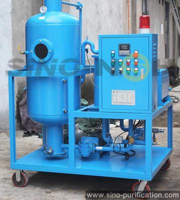 China Purificador de aceite de turbina de vacío 3000L / H Serie TF de vacío 34 KW en venta