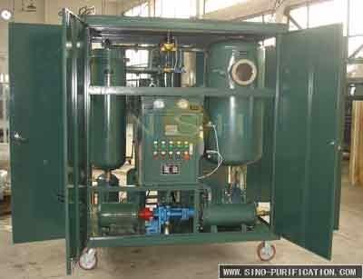 China Purificador de aceite de turbina de vacío de 3000L/h/34KW Potencia total en venta