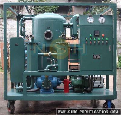 China Insulation Oil Purification Systems , Regenerate Deteriorated Transformer Oil Purifier Machine for sale