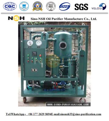 Cina Doppia macchina 40Kw di trattamento del filtro dell'olio del trasformatore di vuoto della fase 3000L/H in vendita