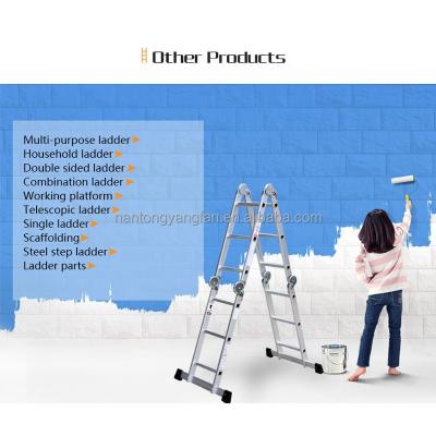 China Folding Ladders Sell Well New Type Multiple Step Ladders Aluminum Folding Ladders For Home for sale