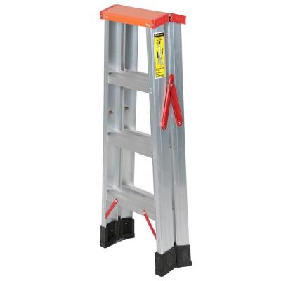 China Folding Ladders Fabrics Folding Step Ladder Portable Aluminum Scaffold Folding Stools Retractable Double Sided Ladder for sale