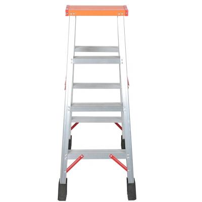 China Folding Ladders Home and Kitchen Store Easy Portable Stool Folding Step Ladder Indoor Modern Aluminum for sale