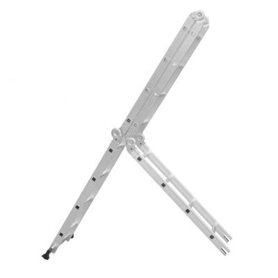 China Multi Purpose Collapsible Double Sided Compact Telescopic Ladder Roof Attic Folding Ladders Aluminum Extension Folding for sale