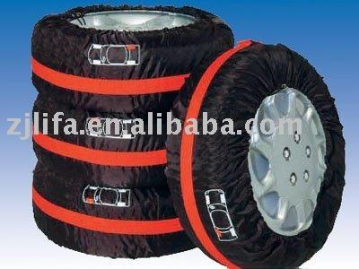 China Protect Tires and Easy to Wear 170T Polyester Car Tire Cover, Auto Accessories, Car Part for sale