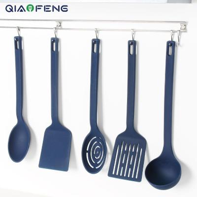 China Sustainable New Arrivals Nylon Utensils 5 Piece Non Stick Kitchen Cooking Utensils Set BPA Free for sale