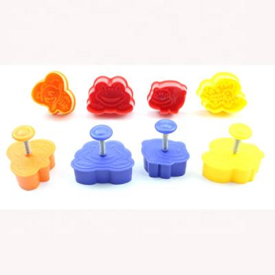 China 8 Piece Disposable Custom Cookie Cutter Stamp Cookie Cutters Set Animal Shaped for sale