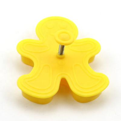 China Sustainable Plastic Cookie Cutter Mold Set Cookie Stamps Designs For Home Baking for sale