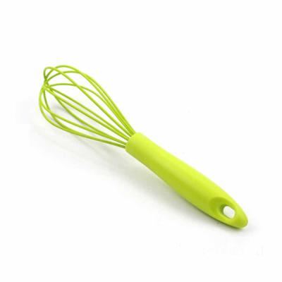 China Hot Selling Viable 10 Inch Silicone Egg Beater With 5 Lines Manual Egg Beater for sale