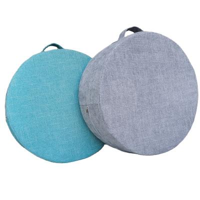 China Portable Home Indoor Round Type Trampoline Cotton Pilates Yoga Balance Cushion Pad Pad for sale