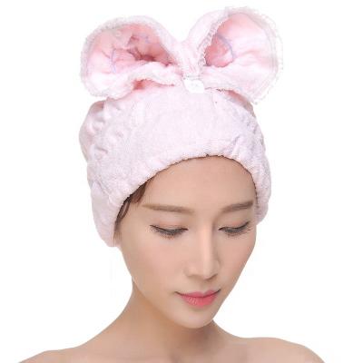 China Wholesale Custom Compressed Absorbent Microfiber Hair Towel For Women Microfiber Hair Dryer Towel fastHair Dry Turban Dry Towel for sale