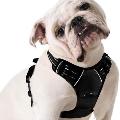 China Innovation Easy Adjustable Products Easy Walking Dog Harness Stocked Mesh for sale