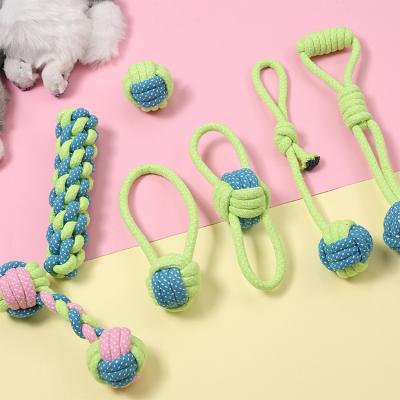 China Sustainable Success Interacting Cotton Rope For Chew Dog Toys Dog Teeth Combo Set Cotton Durable Toy Molar Rope for sale