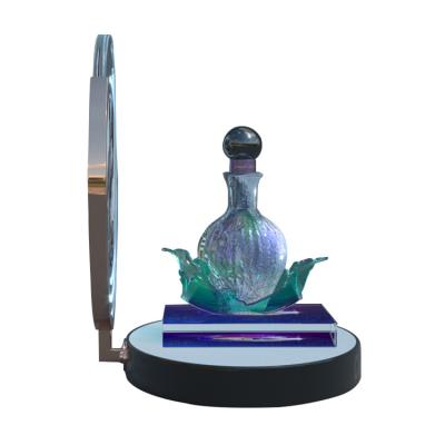 China High Quality Custom Cosmetic Mall Stand Acrylic Perfume Display Stand Counter for sale