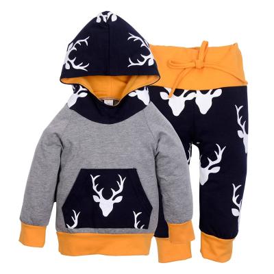 China Breathable Wholesale Long Sleeve Fashion Fall Baby Boutique Cloths Gift Set Newborn Baby Cloths Sets for sale