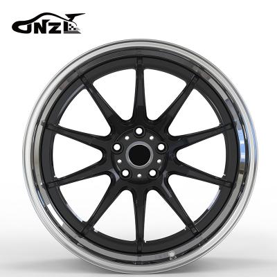 China 6061t6-aluminum alloy Customized 2 Piece Wheel Rims 18 Inch Forged 6061-T6 Aluminum Alloy Forged Wheels For Car for sale