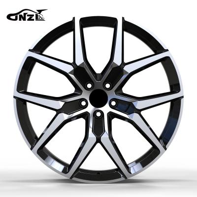 China 6061t6-aluminum alloy Made In China 5x112 Rims Forged Wheels Gloss Black 6061t6-Aluminum Alloy Car Wheel Hub for sale