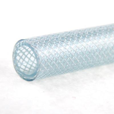 China High Temperature Resistance Braided Clear Hose / PVC Flexible / Transparent Fiber PVC Water Hose Reinforced Tube for sale