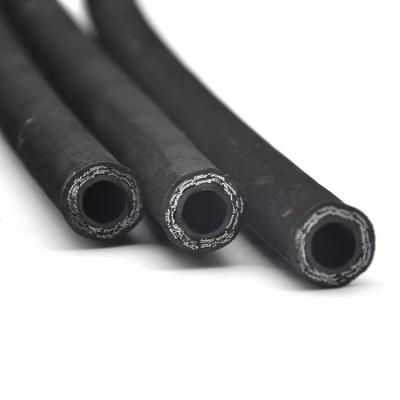 China High Temperature Lubricating Oil Resistance Hose Wire Rubber Hose High Pressure Hydraulic Hose for sale