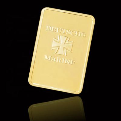 China FS-USA Craft The Bar 24k Marine Gold Bullion Gold Bar Plated WWII Metal Souvenir for sale