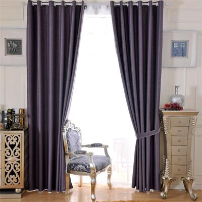 China Amazon Pastoral Hits Modern Luxury Ready Made Gray Flower Blackout Thermal Insulated Polyester Curtain For Living Room for sale