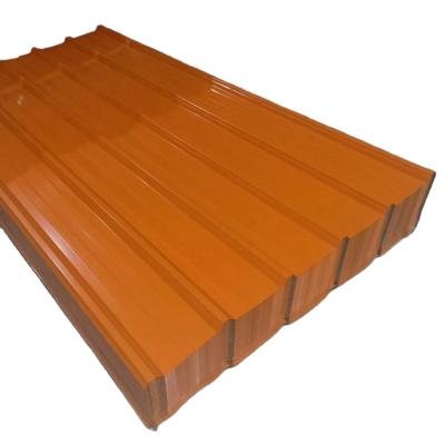 China Roofing Sheet Hardware Building Material Color Coated Galvanized Corrugated Metal Roofing Sheet for sale