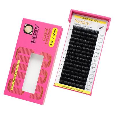 China SEEDEW Natural Classic False Eyelashes 16Rows Long Different Lashes For Professionals Soft Natural Eyelash Private Label Wholesale for sale