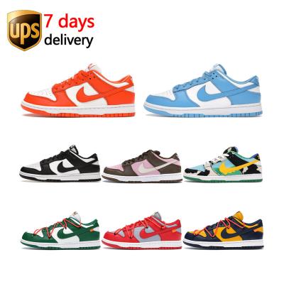 China Damping Nikes Dunk Gray Panda Offs Ben Fog Sneakers White Custom Nikes Sb Dunk Low Top Shoes for sale