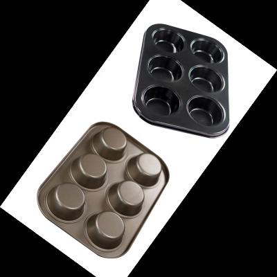 China Best Quality Carbon Steel Sustainable Food Grade Cake Baking Mold 12 Cup Non Mini Stick Muffin Pan for sale