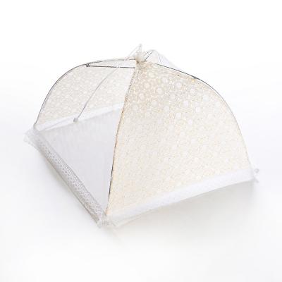 China Viable Wideny Home Rose Silicone Lighter Fly Umbrella Plastic Mesh Food Cover for sale