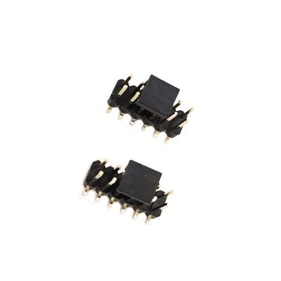 China High Quality 2.54 Pitch 6P Electronic Solder Plate Needle Seat Row Needle Female Connector Pin Header for sale