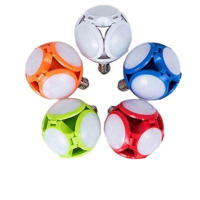 China Hot Selling Modern Manufacturers Football LED Bulbs Folding Spherical Telescopic Wide Voltage Bulbs 40W High Brightness Smart Bulb for sale