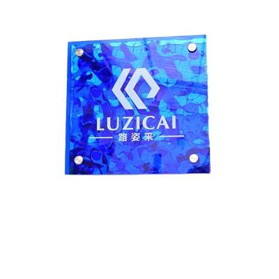 China Fashionable clear color translucent acrylic panel door acrylic sign for office decoration modern acrylic sign hot sale for sale