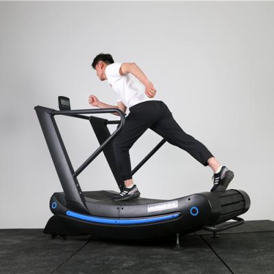 China Factory Directly Commercial And Home Low Noise Self-Generating Curved Treadmill Treadmill for sale