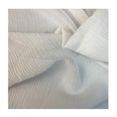 China Viable 100% pure silk fabric 4.5mm ply silk georgette dyed ply silk fabric for garment for sale