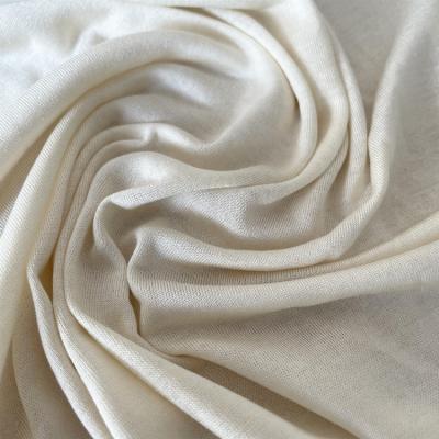 China 100% Sustainable Mulberry Silk Jersey Knit Silk Knitted Fabric For Single Round Knitting Fabric for sale