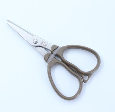 China Small Saltwater Fish Handle Resistant 304 Stainless Fishing Scissors Coating Soft Anti Slip for sale