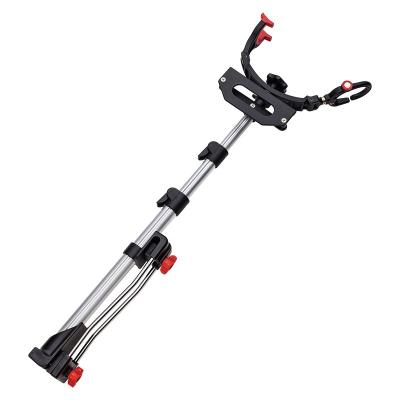 China Ease of installation adjustable height from 46 to 95 cm flexible fishing rod holder adjustable to attach to tobucket on shore fishing for sale