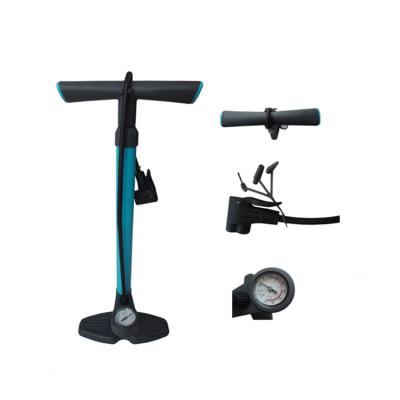 China Factory Plastic Portable Durable Bicycle Pump Floor Bike Compressor Hand Pump for sale