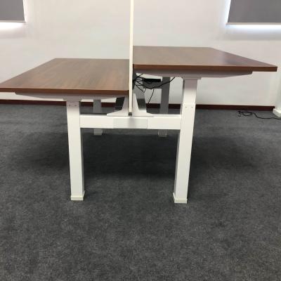 China Strong Wearability Back To Back Smart Height Adjustable Furniture Desk for sale