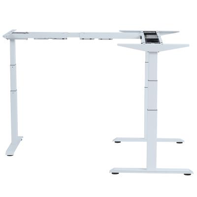 China Adjustable Height (Height) Adjustable Desk Triple Motors Desk With Three Legs for sale